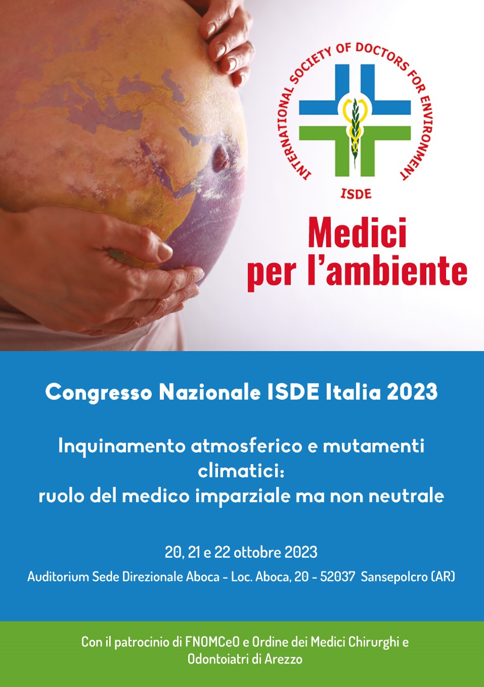 20,21,22 Ottobre: congresso Nazionale ISDE Medici per l’Ambiente, i medici al lavoro per l’ambiente e la salute