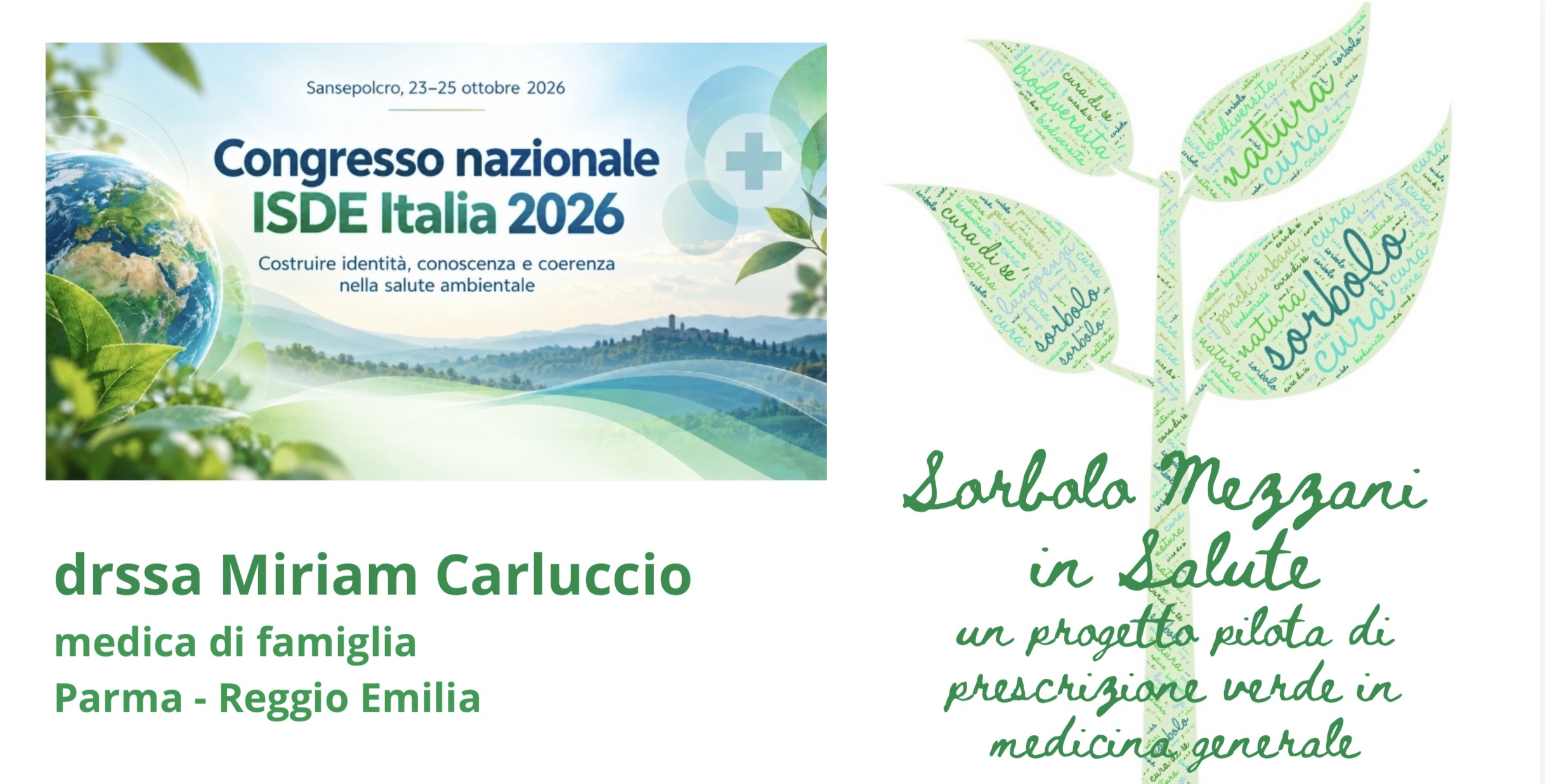 Sansepolcro, la natura nella medicina di famiglia: il progetto di Sorbolo Mezzani